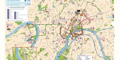 Moskva strætó kort