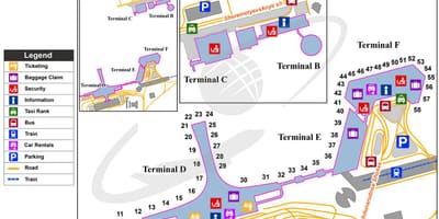 SVO terminal kort